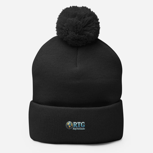 RTG-Collage-Pom-Pom Beanie
