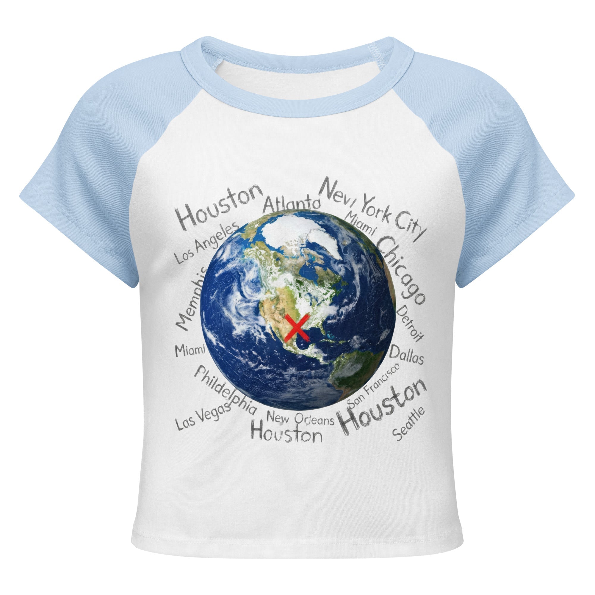 Women’s micro rib raglan baby tee
