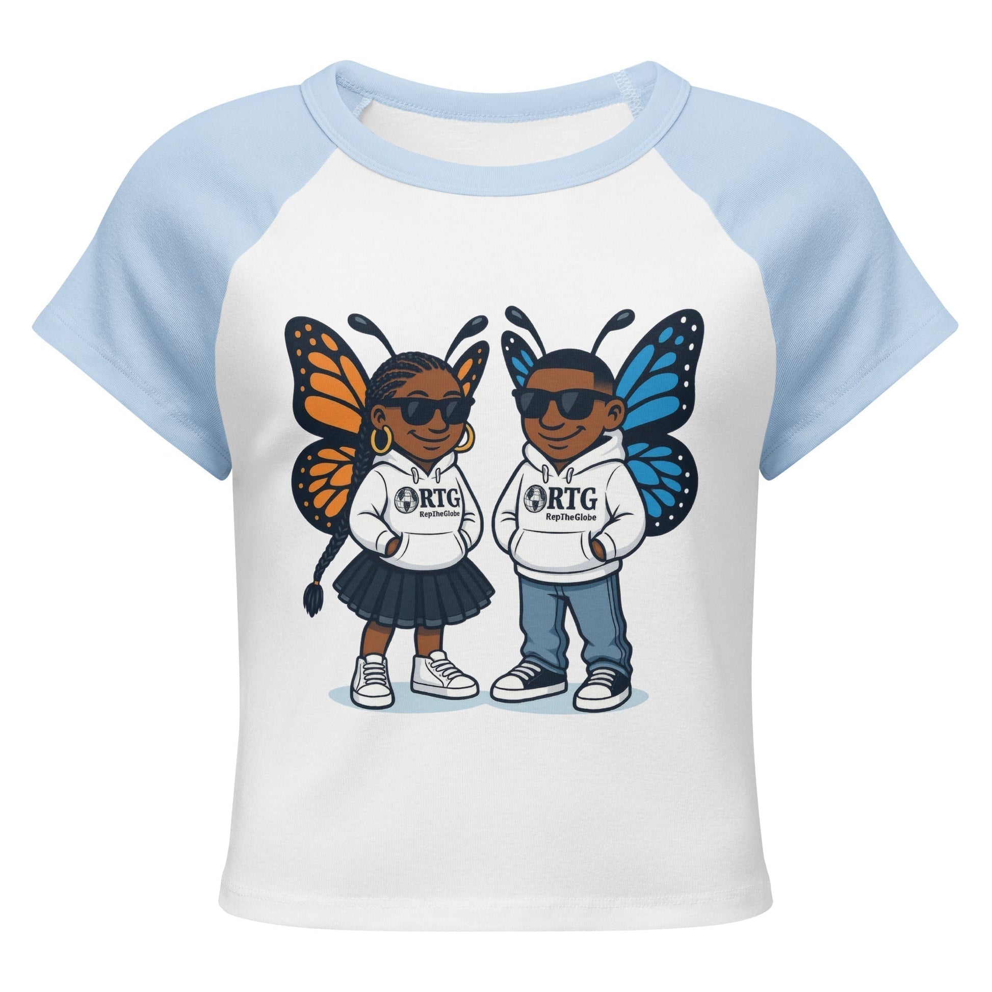 RTG-Avatar-Women’s micro rib raglan baby tee