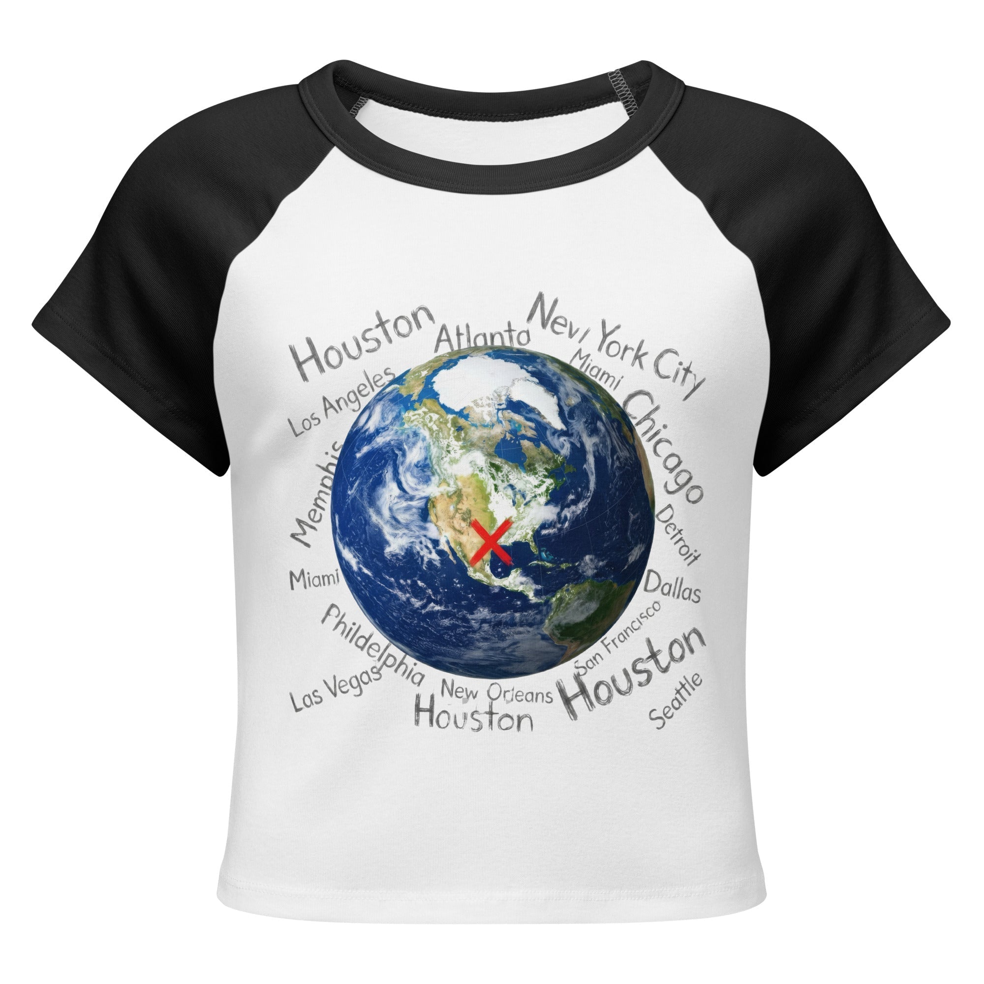 Women’s micro rib raglan baby tee