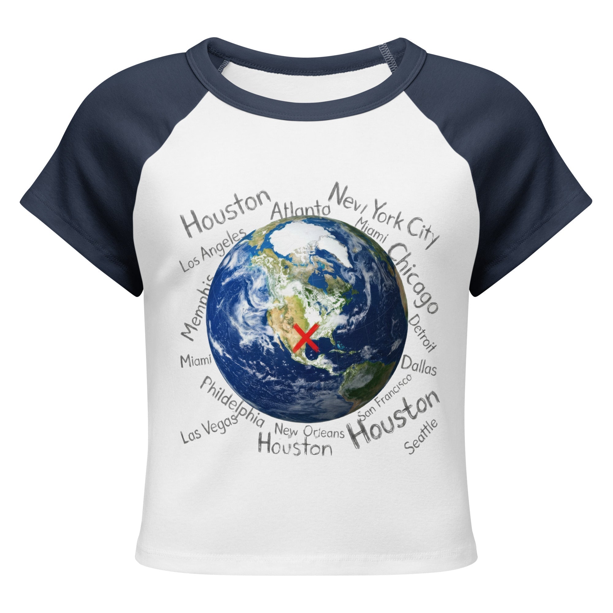 Women’s micro rib raglan baby tee
