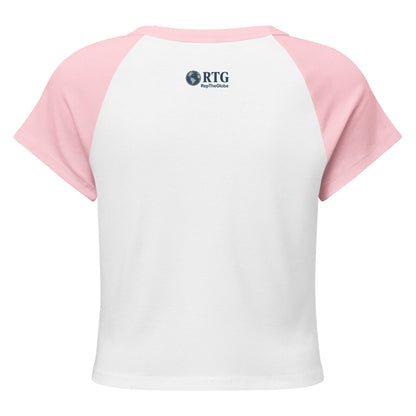 Women’s micro rib raglan baby tee