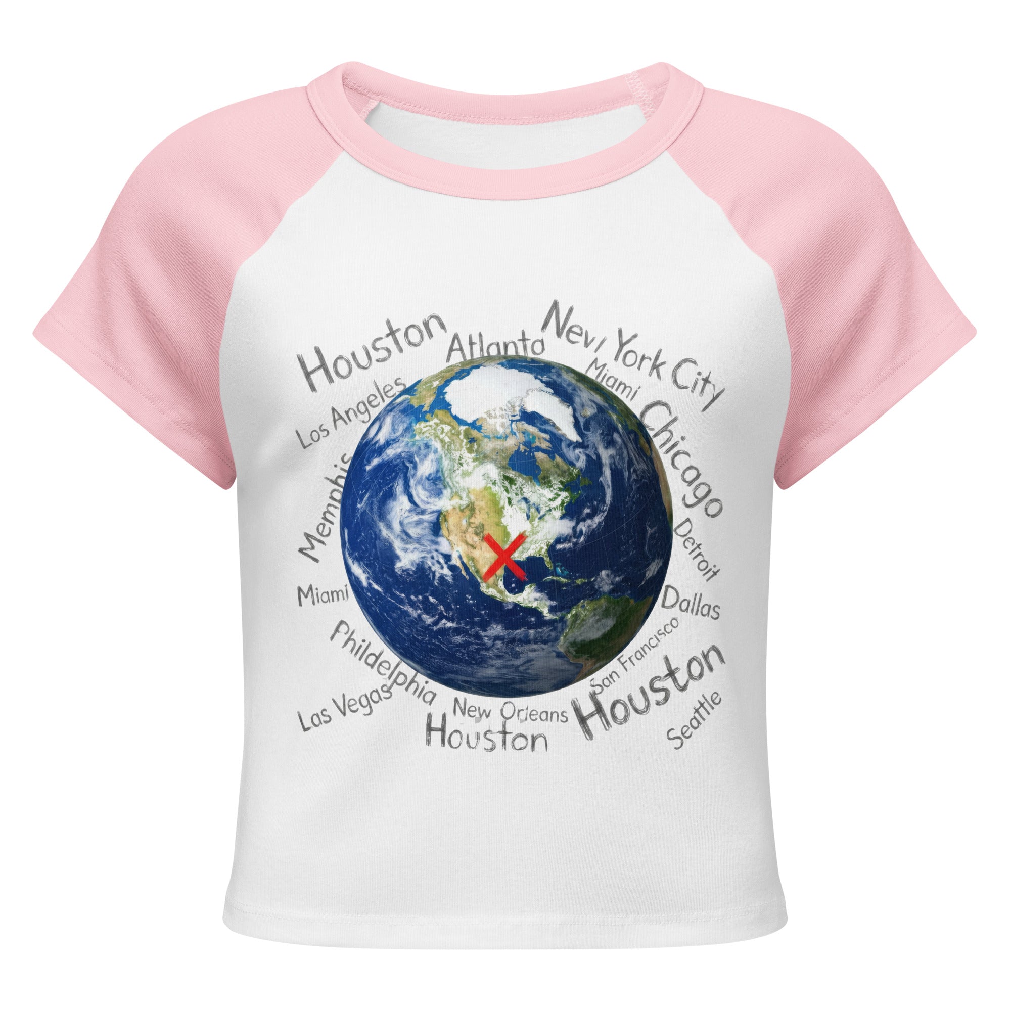 Women’s micro rib raglan baby tee