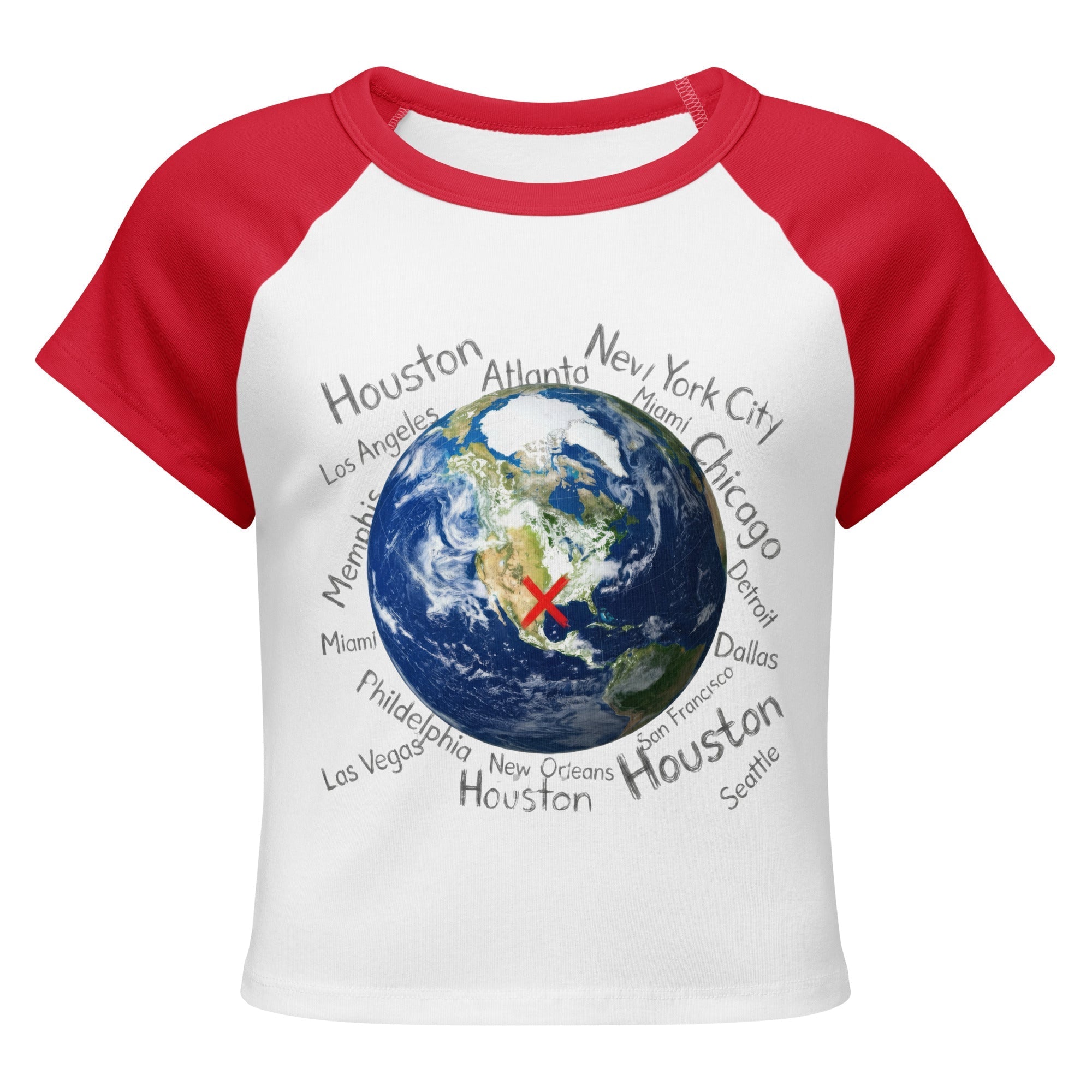 Women’s micro rib raglan baby tee
