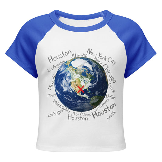 Women’s micro rib raglan baby tee
