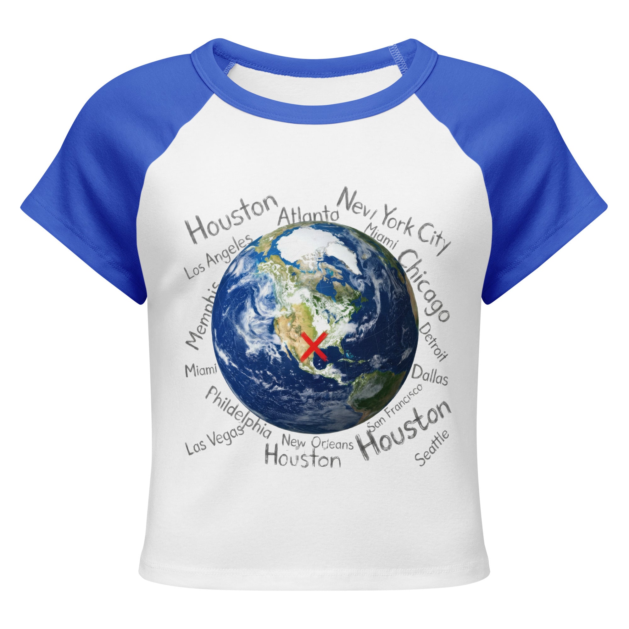 Women’s micro rib raglan baby tee